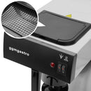 Machine à café filtre - 1,7 litre - 2 kW - avec 2 plaques chauffantes - incl. carafe en verre.