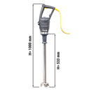 HAMILTON BEACH | BigRig™ HMI021 - Mixeur plongeant y compris pied mixeur 533mm - 1 kW - vitesse réglable en continu.