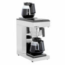Machine à café filtre - 1,8 litres - 2,39 kW - avec 2 plaques chauffantes et thermocinétique - incl. 2 carafes en verre.