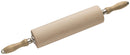 ROULEAU À PÂTE AVEC POIGNÉES EN HÊTRE DIAMÈTRE 8 CM 30 CM.
