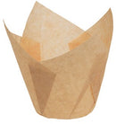 BOÎTE DE 200 CAISSETTES DE CUISSON TULIPCUP EN PAPIER INGRAISSABLE ÉCRU Ø 50 H 80 MM.