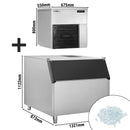 Machine à glace en flocons - 565 kg / 24 h - avec bac de stockage de glace.
