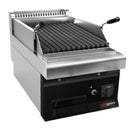 Grill à gaz en pierre de lave - 7 kW - Grille inclinable.