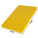 Planche à découper - 325x530mm - Epaisseur 20mm - Jaune.