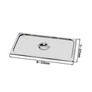 Couvercle inox GN 1/1.
