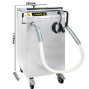 VITO | Système de filtration sous vide XL - 30 litres/minute - pour friteuses de 120 litres max.