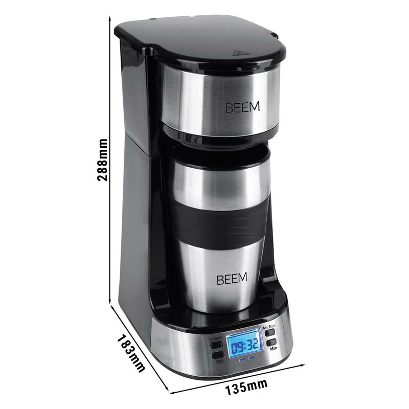 BEEM | THERMO 2 GO - Machine à café individuelle - 750 Watts.