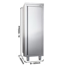 Armoire à vaisselle PREMIUM - 600x600mm - avec 1 porte battante - hauteur : 1800mm.