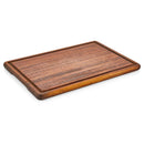 (6 pièces) Plaque à steak - bois d'iroko - 400x250mm.