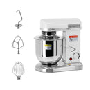 Mélangeur planétaire - 7 litres - 500 watts - avec 3 accessoires de mélange.