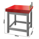 Bloc de hachage en polyéthylène - 600x600mm - Support de Couteaux inclus.