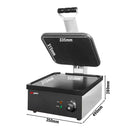 Grill de contact - 2,2 kW - Lisse & Rainuré - Surface de cuisson : 350x330mm.