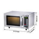 Micro-ondes - 25 litres - 1 kW - Digital.