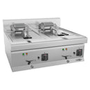 Friteuse électrique double - 10+10 litres - 18 kW.