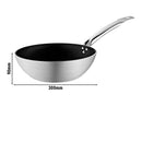 Wok en aluminium - Ø 30 cm.
