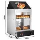 Vapeur pour hot-dogs / Vitrine chauffante pour hot-dogs - 1,2 kW