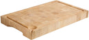 PLANCHE À DÉCOUPER EN CHARME FAÇON BILLOT DE BOUCHERIE 52 X 32.5 X 5 CM.