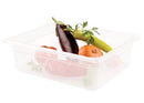 Bac gastronorme en polypropylène GN 1/2 - Laiteux - Profondeur 100mm.