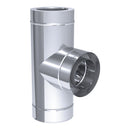Raccord en T 90° émaillé - Inox - Ø 200 mm