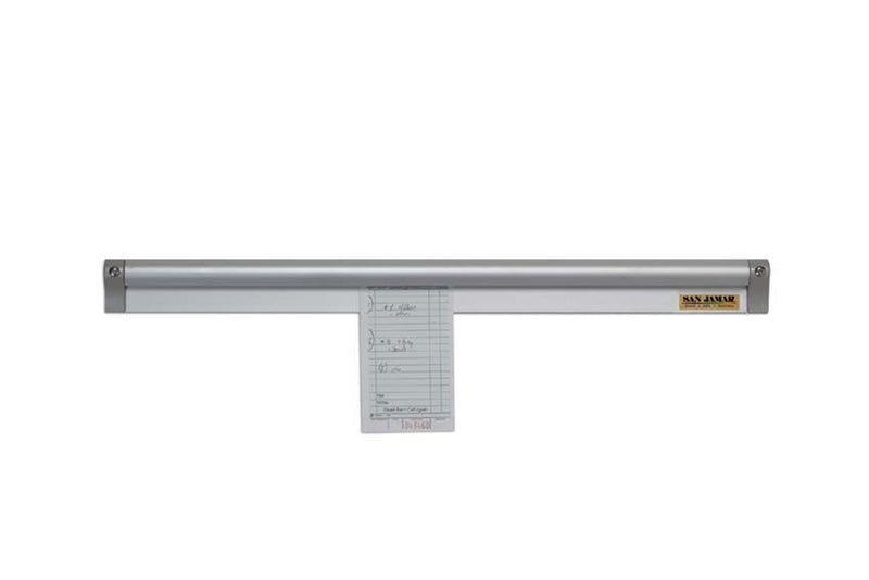 Barre porte-bons de commande restaurant en aluminium - 76,2 cm