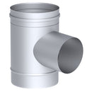 Raccord en T 90° avec larmier - Ø 200 mm