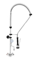 Douche à vaisselle monotrou 6000 - avec mitigeur, robinet pivotant & 2 vannes mélangeuses