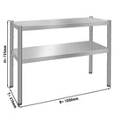 Étagère à poser PREMIUM - 1000x370mm - avec 2 étages de 0,7 m de haut