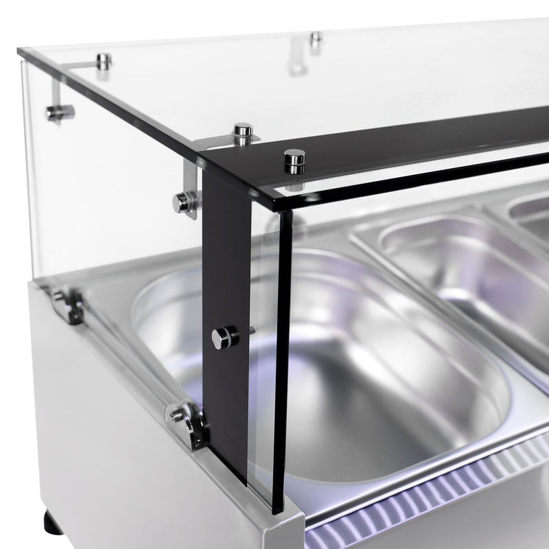Vitrine réfrigérée PREMIUM avec lumière LED - 2000x395mm - 9x GN 1/3.