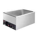 Bain-Marie électrique - 1,2 kW - pour GN 1/1 avec hauteur de 150 mm - avec robinet de vidange.