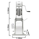 Machine à churros - 3 litres - avec support inclus.