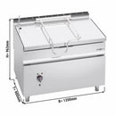 Poêle à frire électrique basculante - 120 litres - 14,4 kW