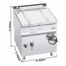 Poêle à frire électrique basculante - 80 litres - 9,6 kW