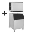 Machine à glaçons - Cubes - 212 kg /24 h - avec réservoir de stockage de glace