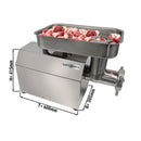 Hachoir à viande électrique 22 - 450-480 kg/h - 1,2 kW.