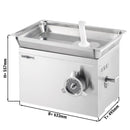 Hachoir électrique 32 - 650kg/h - 1,8 kW.
