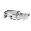 Plaque de cuisson - 8,7 kW - réchaud à gaz inclus