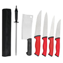Set de couteaux Duo Professional avec trousse à roulettes - 6 pièces