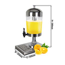 Distributeur de jus - 8 Litres - Acier inoxydable.