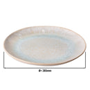(6 pièces) LIGHT BLUE SEA - Assiette plate - Ø 285mm - Bleu