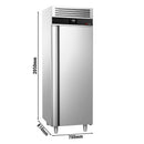 Congélateur en acier inoxydable PREMIUM - GN 2/1 - 700 Litres - avec 1 porte.