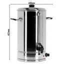 Bouilloire à eau & Vin chaud - 21 litres - 3kW.