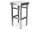 Bloc de hachage en acier inoxydable | Plastique - 500x500mm.
